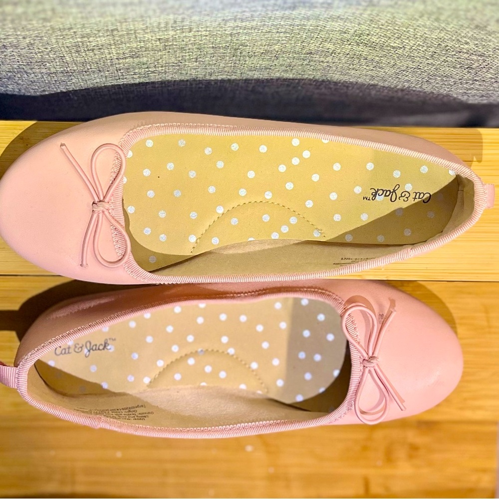 Cat & Jack Shoes Girl’s Ballet Flats Pink US 2, 00297419, 2021, Target, Party